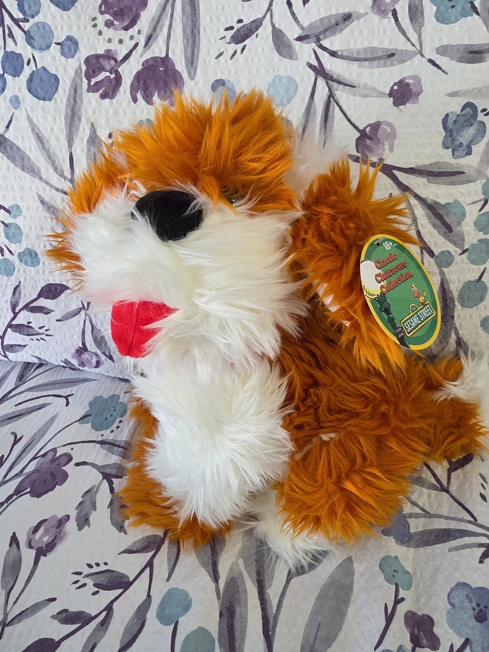 BARKLEY Dog Sesame Street Place Plush Dog - SeaWorld/Busch Gardens, NEW